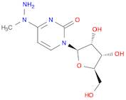 2(1H)-Pyrimidinone, 4-(1-methylhydrazino)-1-β-D-ribofuranosyl- (9CI)