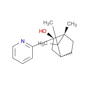 Bicyclo[2.2.1]heptan-2-ol, 1,7,7-trimethyl-2-(2-pyridinyl)-, (1R,2R,4R)-