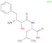 L-Leucine, N-[(2R,3R)-3-amino-2-hydroxy-1-oxo-4-phenylbutyl]-, hydrochloride (1:1)