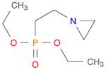 Phosphonic acid, P-[2-(1-aziridinyl)ethyl]-, diethyl ester