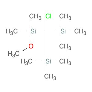 Silane, [chloro(methoxydimethylsilyl)methylene]bis[trimethyl-