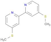 2,2'-Bipyridine, 4,4'-bis(methylthio)-