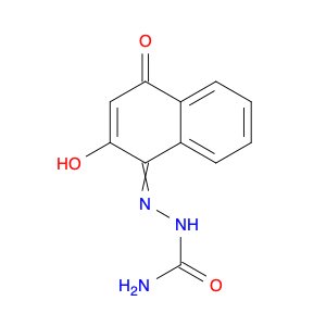 Hydrazinecarboxamide, 2-(2-hydroxy-4-oxo-1(4H)-naphthalenylidene)-