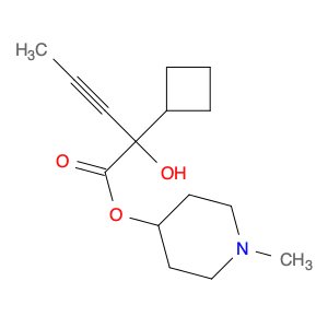 Cyclobutaneacetic acid, α-hydroxy-α-1-propyn-1-yl-, 1-methyl-4-piperidinyl ester