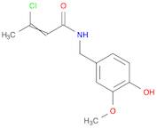 2-Butenamide, 3-chloro-N-[(4-hydroxy-3-methoxyphenyl)methyl]-