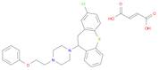 Piperazine, 1-(2-chloro-10,11-dihydrodibenzo[b,f]thiepin-10-yl)-4-(2-phenoxyethyl)-, (2Z)-2-bute...