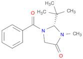 4-Imidazolidinone, 1-benzoyl-2-(1,1-dimethylethyl)-3-methyl-, (2R)-