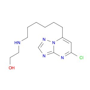 2-((5-Chloro-[1,2,4]triazolo[1,5-a]pyrimidin-7-yl)(hexyl)amino)ethanol