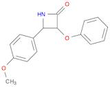 2-Azetidinone, 4-(4-methoxyphenyl)-3-phenoxy-