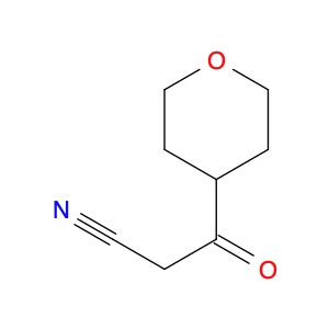 2H-Pyran-4-propanenitrile, tetrahydro-β-oxo-