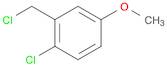 Benzene, 1-chloro-2-(chloromethyl)-4-methoxy-