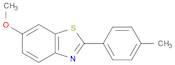 Benzothiazole, 6-methoxy-2-(4-methylphenyl)-