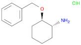 Cyclohexanamine, 2-(phenylmethoxy)-, hydrochloride (1:1), (1R,2R)-