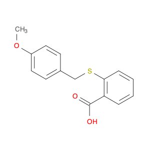 Benzoic acid, 2-[[(4-methoxyphenyl)methyl]thio]-