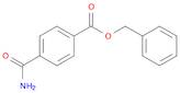 Benzoic acid, 4-(aminocarbonyl)-, phenylmethyl ester