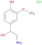 Benzenemethanol, α-(aminomethyl)-4-hydroxy-3-methoxy-, hydrochloride (1:1)