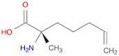 6-Heptenoic acid, 2-amino-2-methyl-, (2S)-