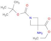 1,3-Azetidinedicarboxylic acid, 3-amino-, 1-(1,1-dimethylethyl) 3-ethyl ester