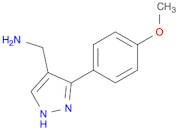 1H-Pyrazole-4-methanamine, 3-(4-methoxyphenyl)-