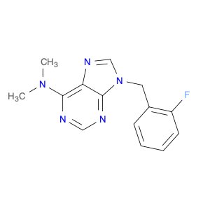 9H-Purin-6-amine, 9-[(2-fluorophenyl)methyl]-N,N-dimethyl-
