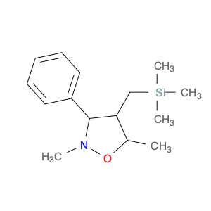 Isoxazolidine, 2,5-dimethyl-3-phenyl-4-[(trimethylsilyl)methyl]-
