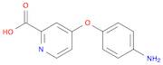 2-Pyridinecarboxylic acid, 4-(4-aMinophenoxy)-