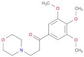 1-Propanone, 3-(4-morpholinyl)-1-(3,4,5-trimethoxyphenyl)-