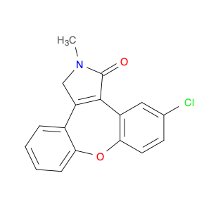 1H-Dibenz[2,3:6,7]oxepino[4,5-c]pyrrol-1-one, 11-chloro-2,3-dihydro-2-methyl-