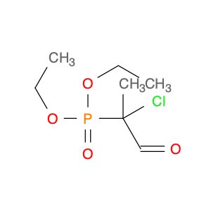 Phosphonic acid, (1-chloro-1-methyl-2-oxoethyl)-, diethyl ester (9CI)