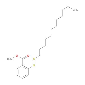 Benzoic acid, 2-(dodecyldithio)-, methyl ester