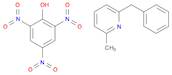 Pyridine, 2-methyl-6-(phenylmethyl)-, compd. with 2,4,6-trinitrophenol (1:1)