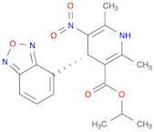 3-Pyridinecarboxylic acid, 4-(2,1,3-benzoxadiazol-4-yl)-1,4-dihydro-2,6-dimethyl-5-nitro-, 1-methy…