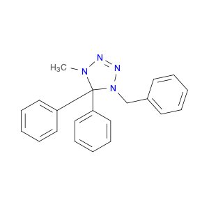 1H-Tetrazole, 4,5-dihydro-1-methyl-5,5-diphenyl-4-(phenylmethyl)-