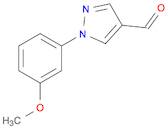 1H-Pyrazole-4-carboxaldehyde, 1-(3-methoxyphenyl)-