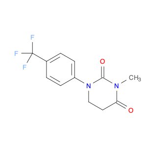 3-Methyl-1-(4-(trifluoromethyl)phenyl)dihydropyrimidine-2,4(1H,3H)-dione