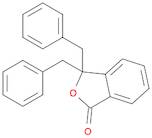 1(3H)-Isobenzofuranone, 3,3-bis(phenylmethyl)-