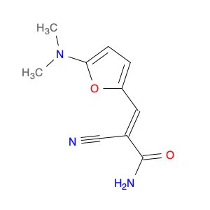 2-Propenamide, 2-cyano-3-[5-(dimethylamino)-2-furanyl]-, (E)- (9CI)
