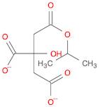 1,2,3-Propanetricarboxylic acid, 2-hydroxy-, 1-(1-methylethyl) ester