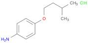 Benzenamine, 4-(3-methylbutoxy)-, hydrochloride (9CI)