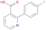 3-Pyridinecarboxylic acid, 2-(4-fluorophenyl)-