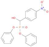 Phosphonic acid, [hydroxy(4-nitrophenyl)methyl]-, diphenyl ester (9CI)