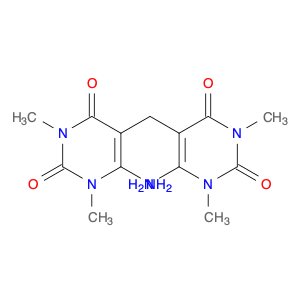 2,4(1H,3H)-Pyrimidinedione, 5,5'-methylenebis[6-amino-1,3-dimethyl-