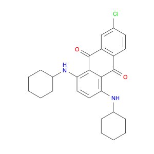 9,10-Anthracenedione, 6-chloro-1,4-bis(cyclohexylamino)-