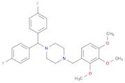 Piperazine, 1-[bis(4-fluorophenyl)methyl]-4-[(2,3,4-trimethoxyphenyl)methyl]-