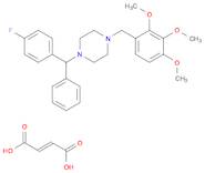 Piperazine, 1-[(4-fluorophenyl)phenylmethyl]-4-[(2,3,4-trimethoxyphenyl)methyl]-, (2E)-2-butenedio…