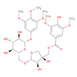 β-D-Glucopyranoside, 3,4,5-trimethoxyphenyl 6-O-[5-O-(4-hydroxy-3,5-dimethoxybenzoyl)-D-apio-β-D-f…