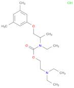 Carbamic acid, [2-(3,5-dimethylphenoxy)-1-methylethyl]ethyl-, 2-(diethylamino)ethyl ester, monohyd…