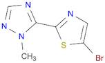 1H-1,2,4-Triazole, 5-(5-bromo-2-thiazolyl)-1-methyl-