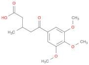 Benzenepentanoic acid, 3,4,5-trimethoxy-β-methyl-δ-oxo-