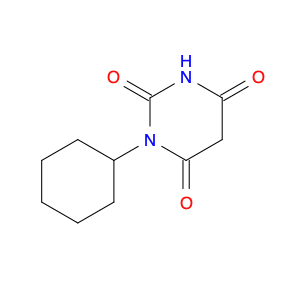 2,4,6(1H,3H,5H)-Pyrimidinetrione, 1-cyclohexyl-